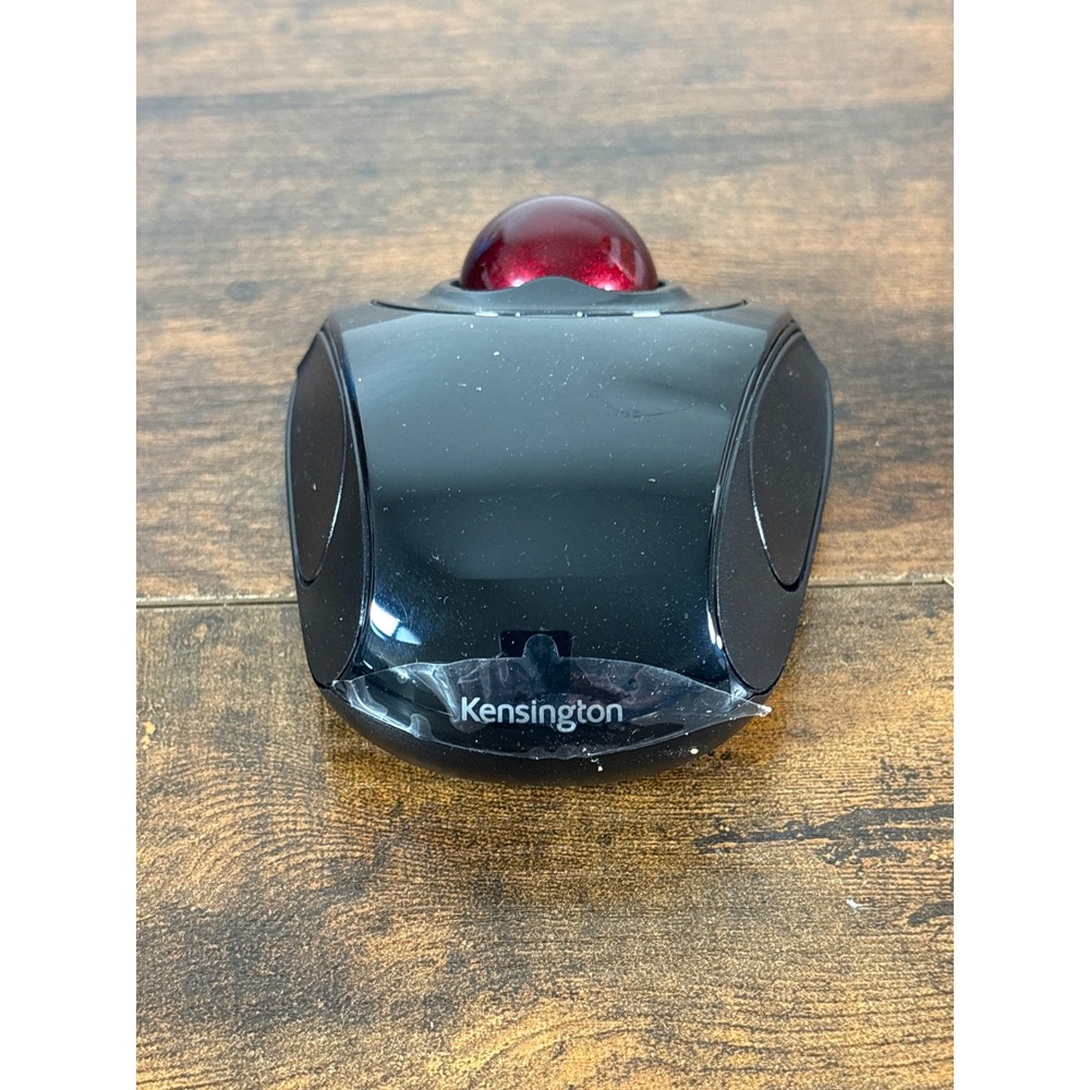 Kensington Orbit Wireless Mobile Trackball Mouse Black Red K72352 M01380-M